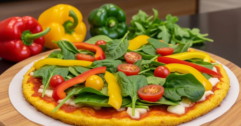 Healthy alternative pizza