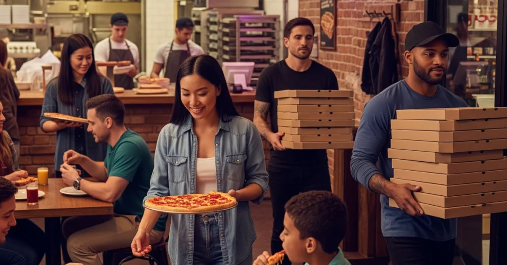 Power of pizza in busy world