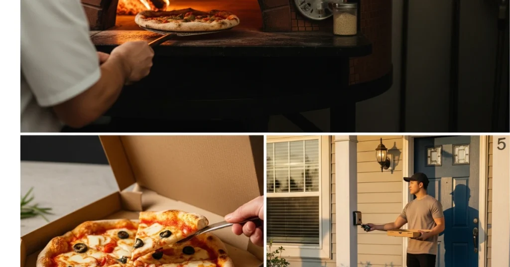 pizza to your door step